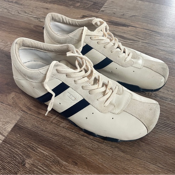 Diesel Other - Diesel Y2K cream leather trainers 13